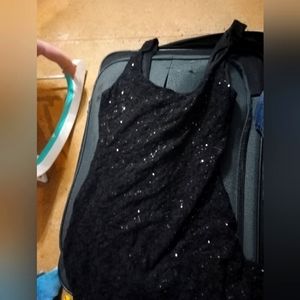Black sparkle dress